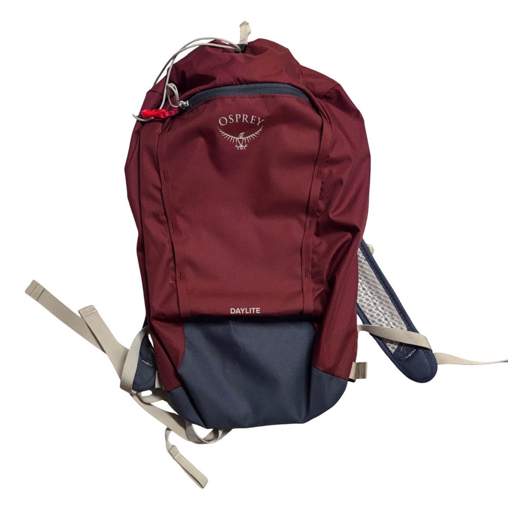 Osprey 15L Daylite Cinch Backpack Brick Red Lightweight Urban Daypack Gorpcore
